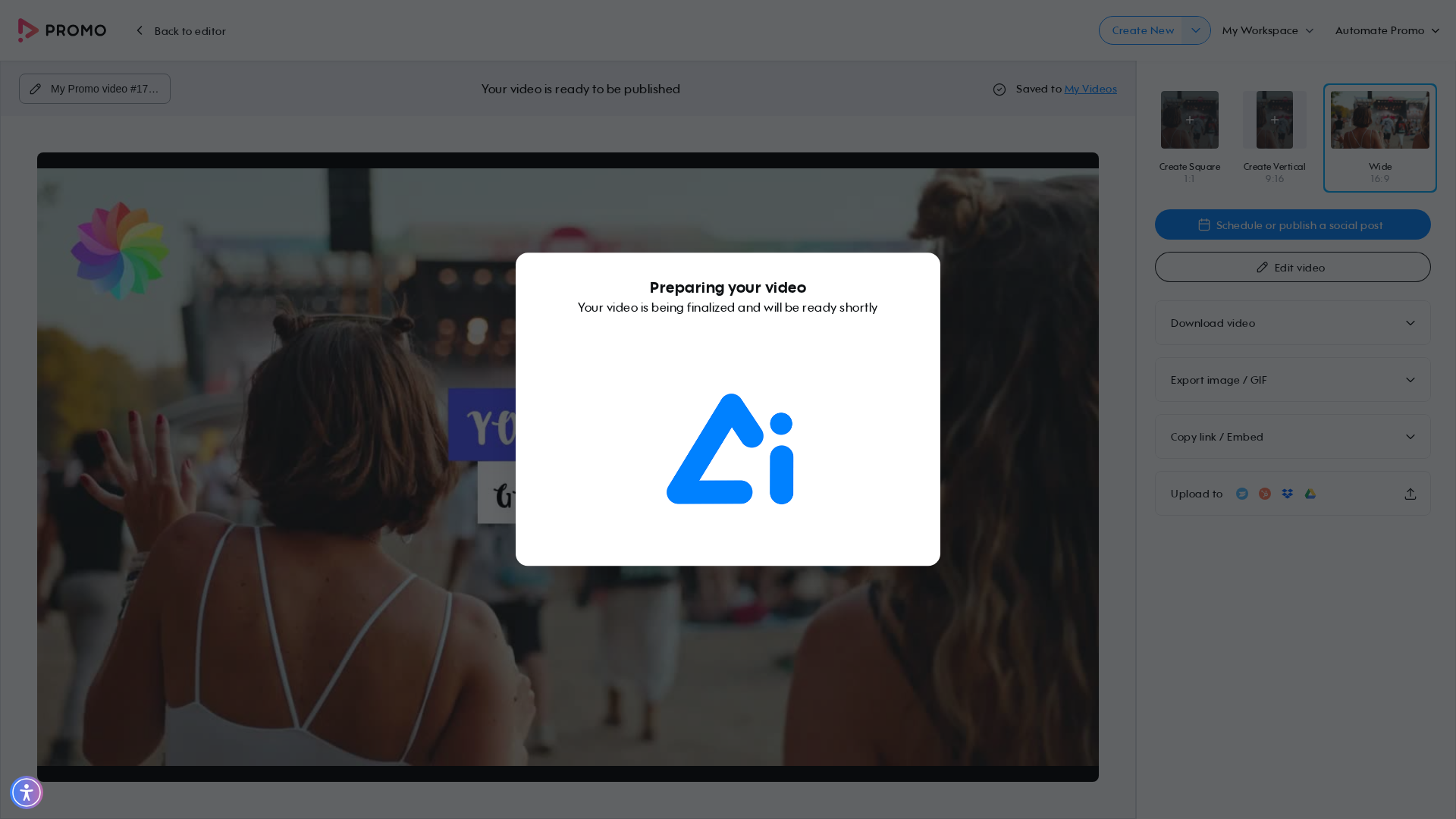 Test failure screenshot